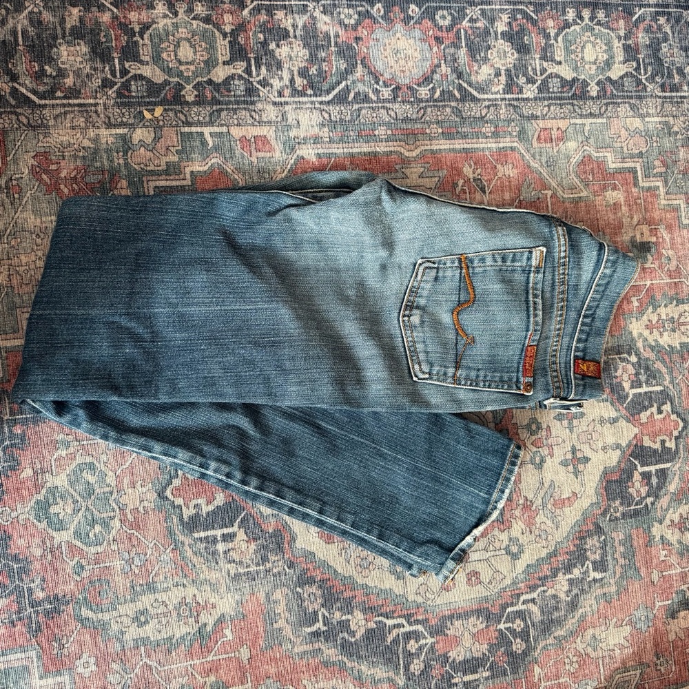 7 For All Mankind Dark Wash Jeans | Straight Leg | Premium Denim